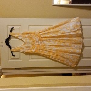 Yellow/White Cato Sundress Size 8